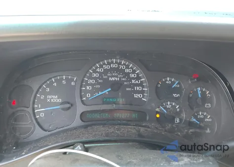 2005 Chevrolet Suburban 1500 Z71 из США, поврежденный, VIN 3GNFK16Z75G196691